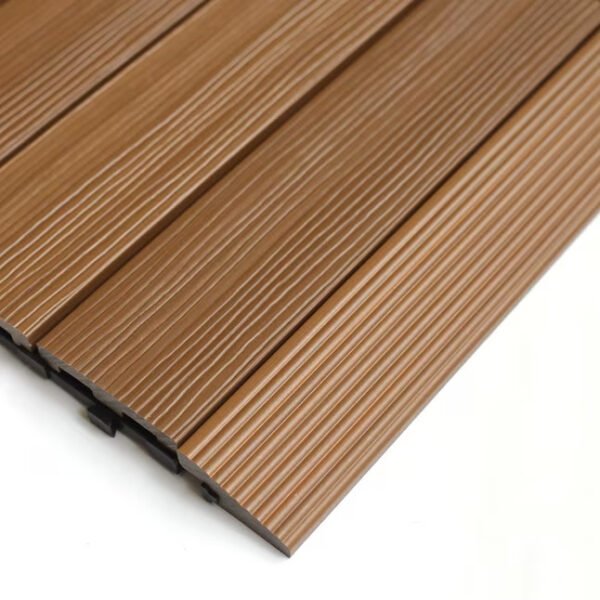 2-in x 12-in 4-Pack Prefinished Composite Deck Tile (1-sq ft)