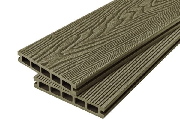 2.4m Woodgrain Effect Reversible Composite Decking Board - Image 6